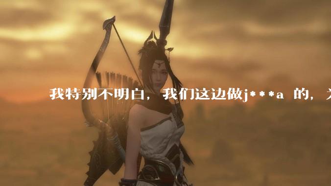 我特别不明白，我们这边做j***a 的，为什么要用windows 做server？